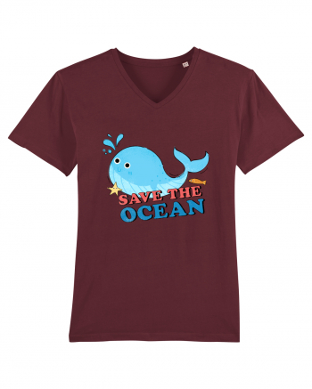 Save the Ocean Burgundy