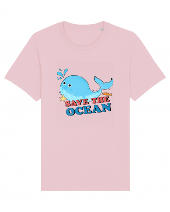 Save the Ocean Cotton Pink