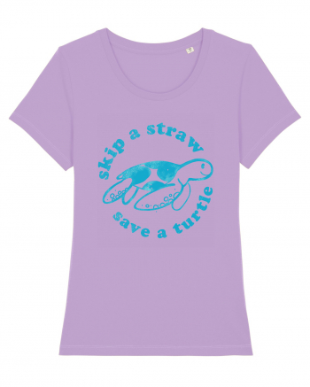 Skip a Straw Save a Turtle Lavender Dawn