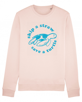 Skip a Straw Save a Turtle Candy Pink