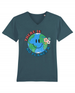 There is No Planet B Tricou mânecă scurtă guler V Bărbat Presenter