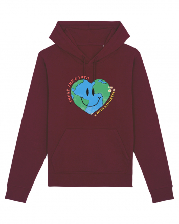 Treat the Earth with Kindness Burgundy