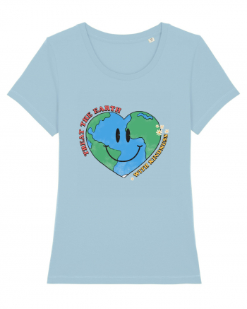 Treat the Earth with Kindness Sky Blue