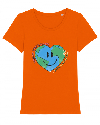 Treat the Earth with Kindness Bright Orange