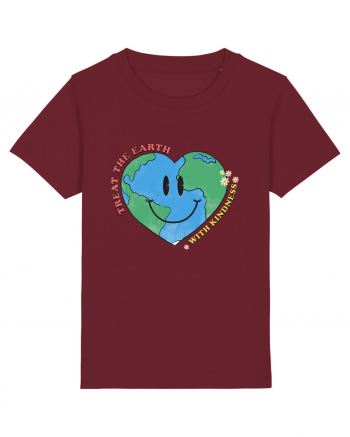 Treat the Earth with Kindness Burgundy