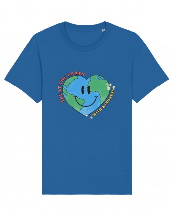 Treat the Earth with Kindness Royal Blue