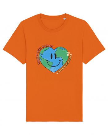 Treat the Earth with Kindness Bright Orange