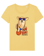 Cu atitudine - Aim high Tricou mânecă scurtă guler larg fitted Damă Expresser
