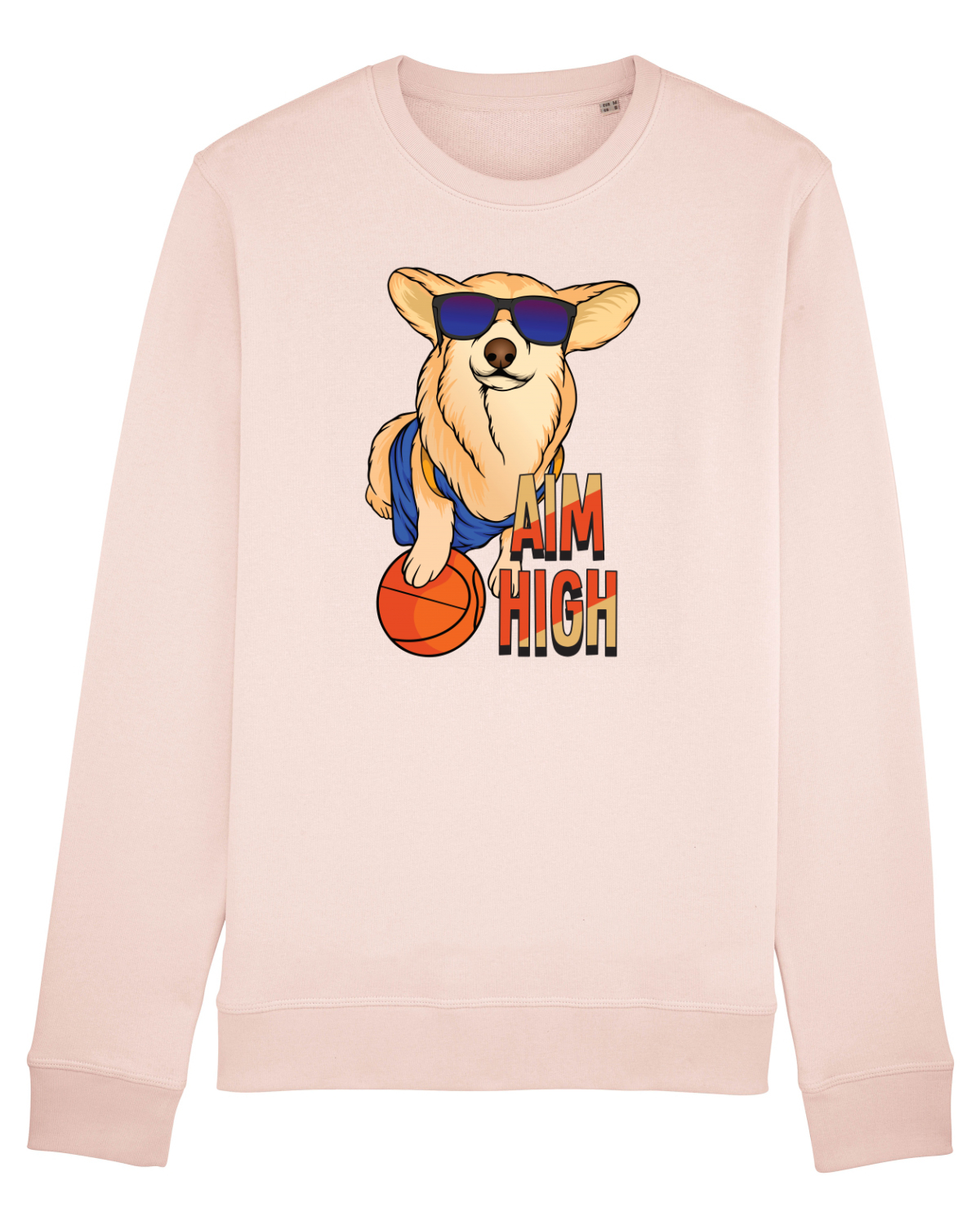 Bluză mânecă lungă Unisex Rise Candy Pink