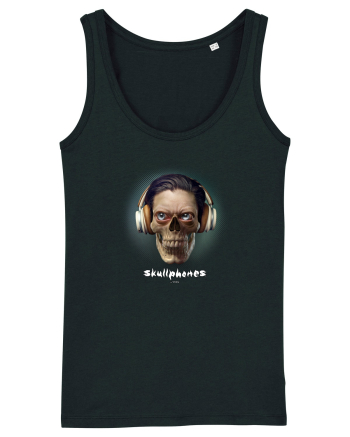 Craniu cu căști- skullphones 01 ochi Black