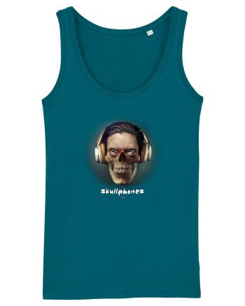 Craniu cu căști- skullphones 01 ochi Ocean Depth