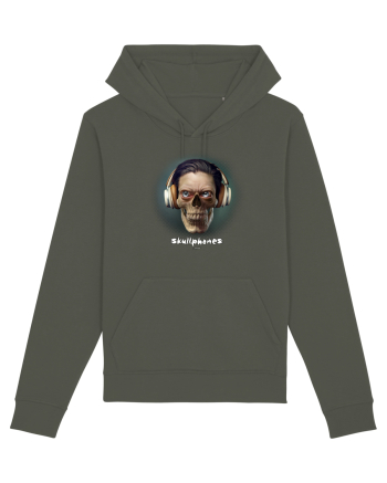 Craniu cu căști- skullphones 01 ochi Khaki