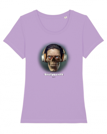 Craniu cu căști- skullphones 01 ochi Lavender Dawn