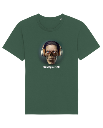 Craniu cu căști- skullphones 01 ochi Bottle Green
