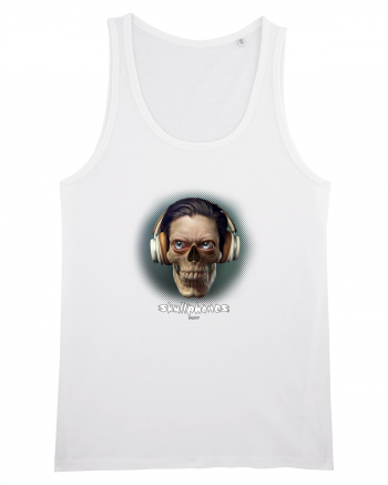 Craniu cu căști- skullphones 01 ochi White