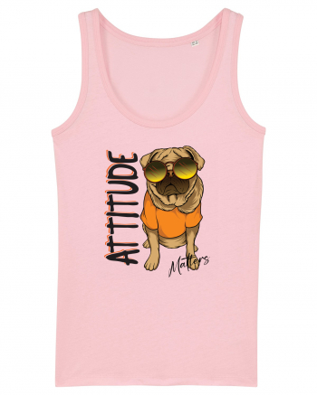 Cu atitudine - Attitude matters Cotton Pink