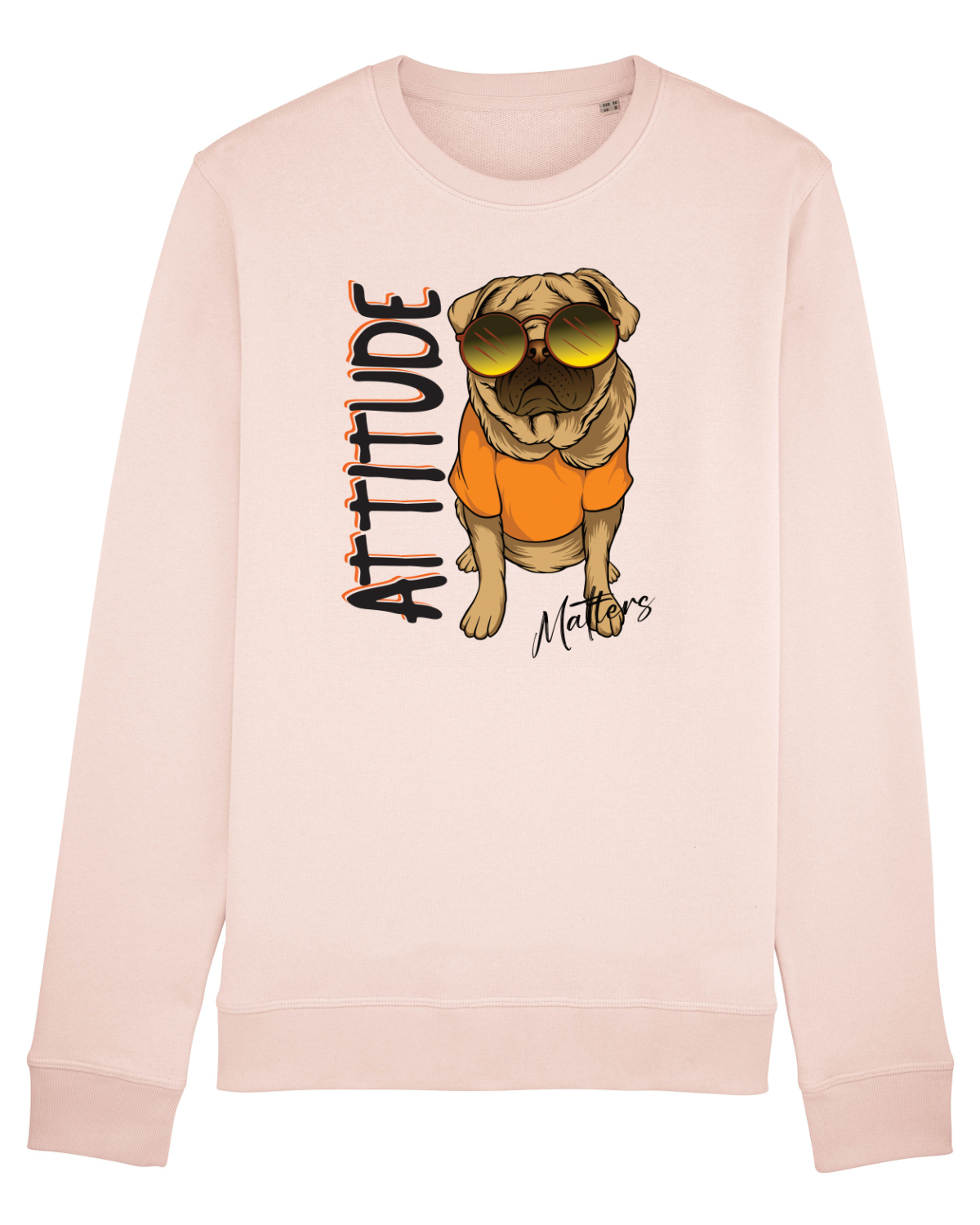 Bluză mânecă lungă Unisex Rise Candy Pink
