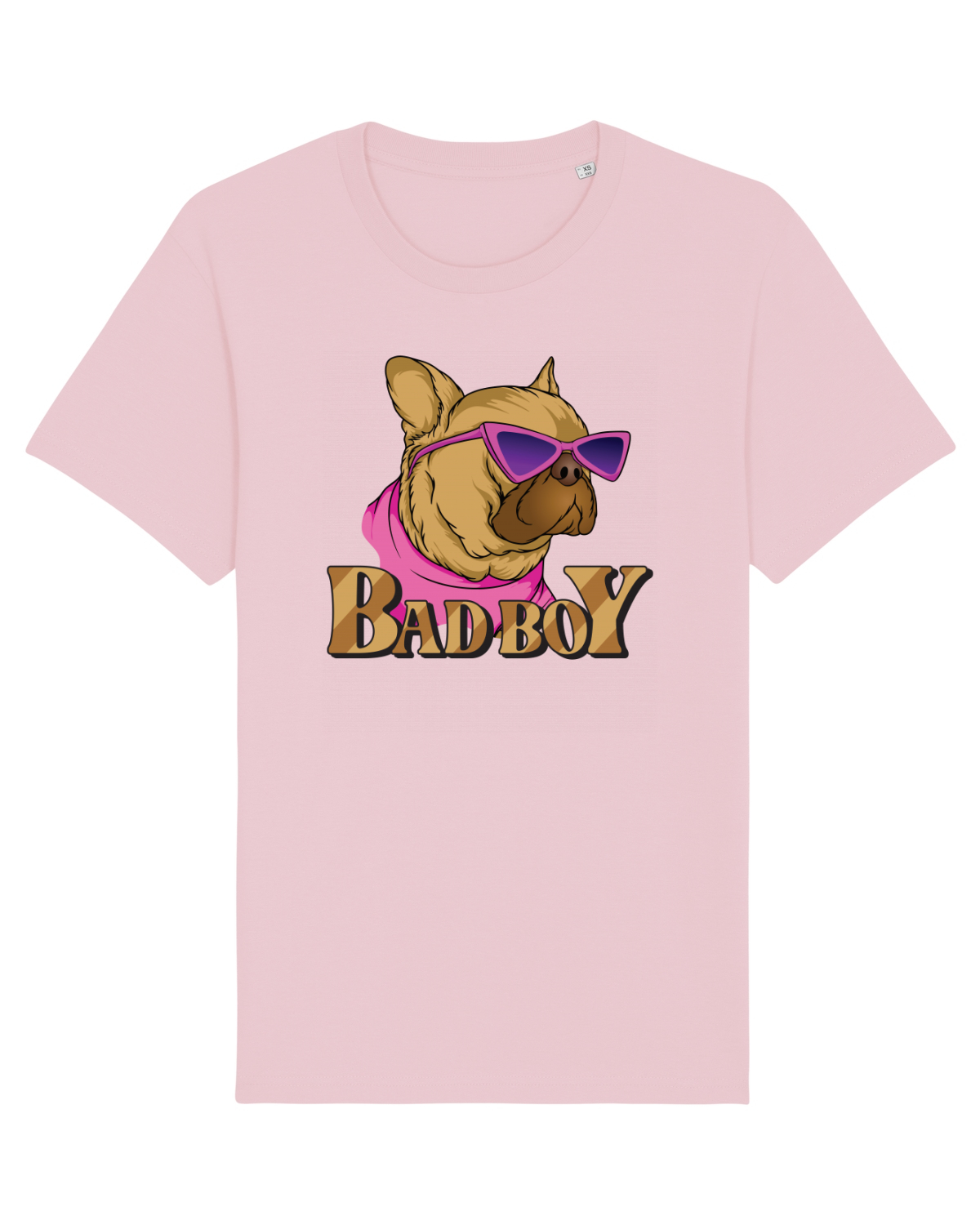 Tricou mânecă scurtă Unisex Rocker Cotton Pink
