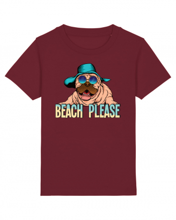 Cu atitudine - Beach please Burgundy