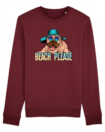 Cu atitudine - Beach please Burgundy