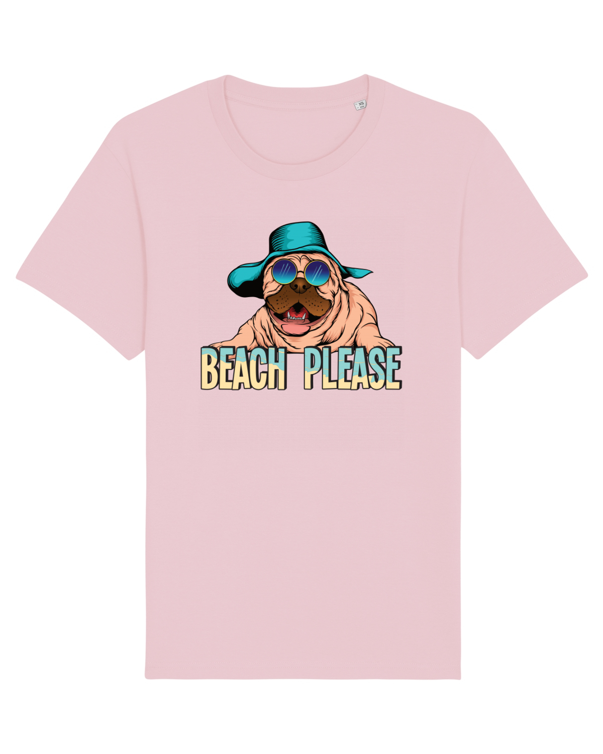 Tricou mânecă scurtă Unisex Rocker Cotton Pink