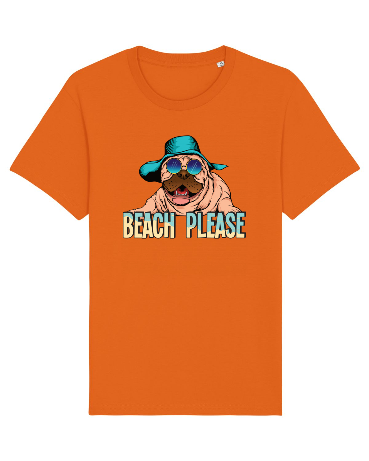 Tricou mânecă scurtă Unisex Rocker Bright Orange