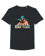 Cu atitudine - Beach please Tricou mânecă scurtă guler larg Bărbat Skater