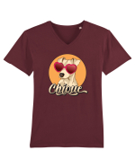 Cu atitudine - Chique Tricou mânecă scurtă guler V Bărbat Presenter