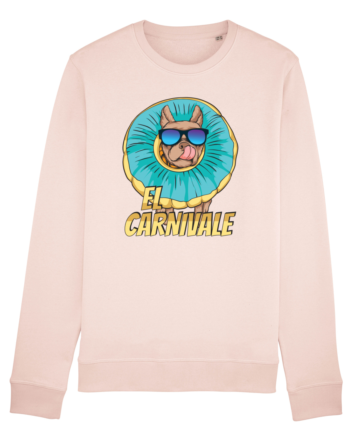 Bluză mânecă lungă Unisex Rise Candy Pink