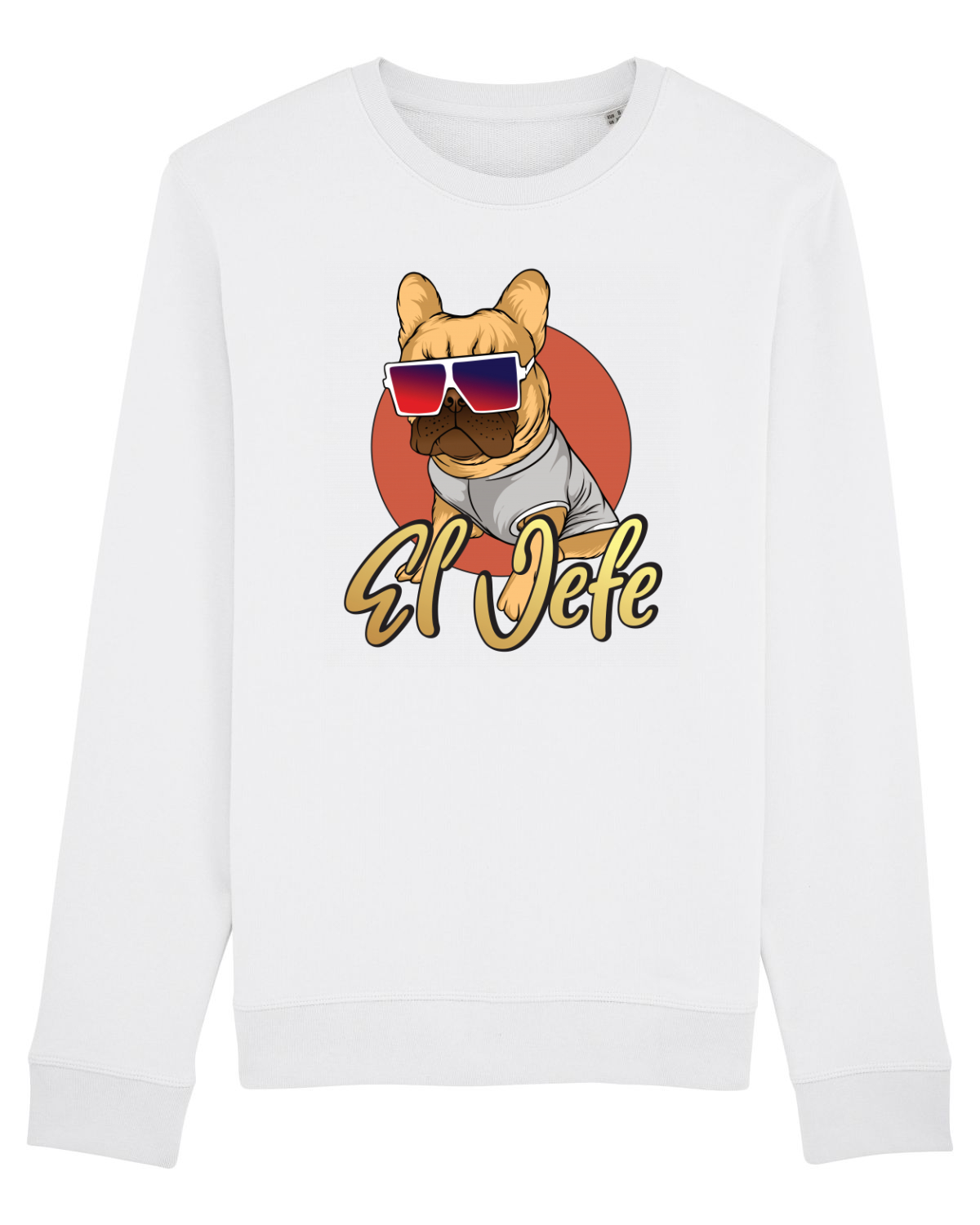 Bluză mânecă lungă Unisex Rise White