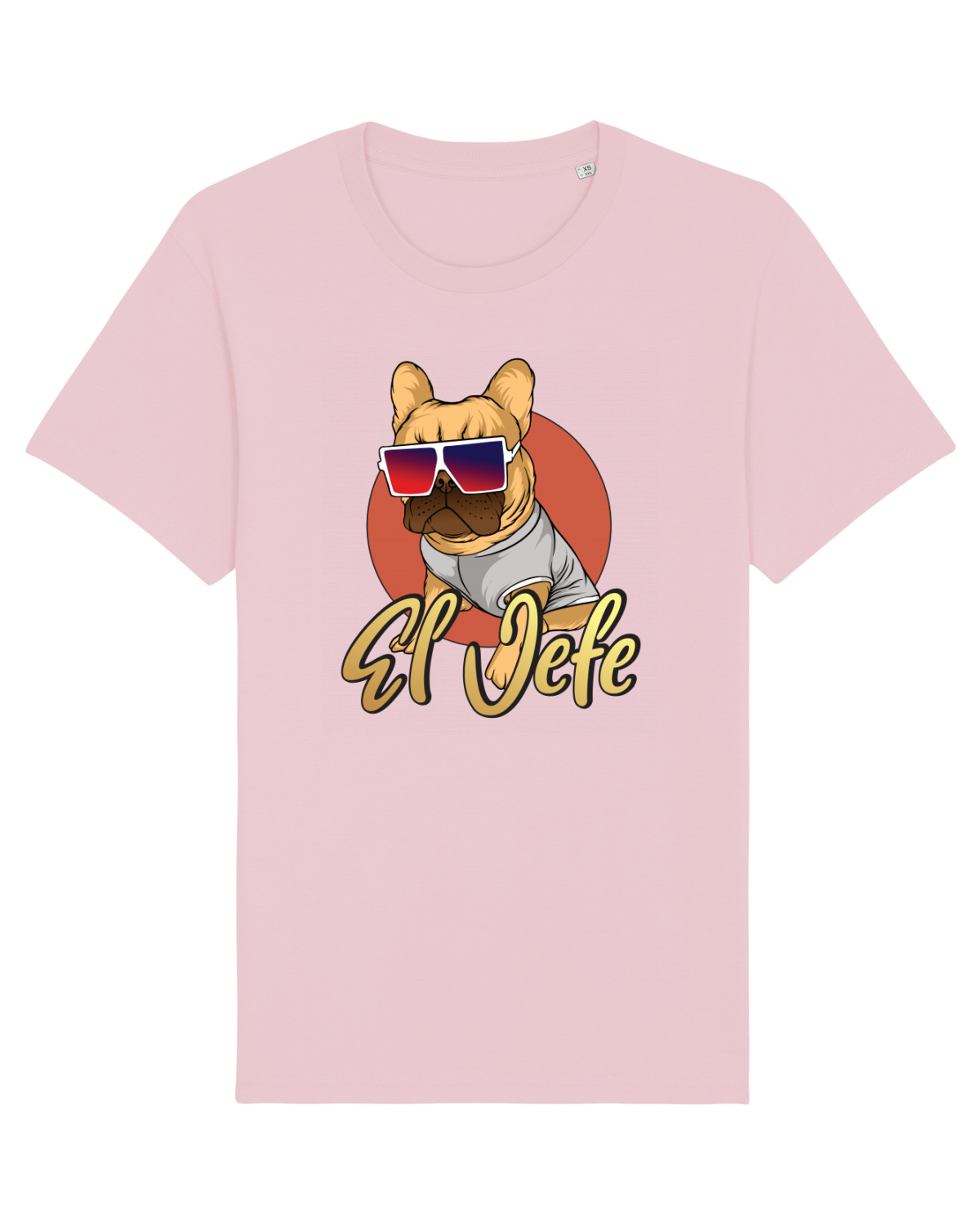Tricou mânecă scurtă Unisex Rocker Cotton Pink