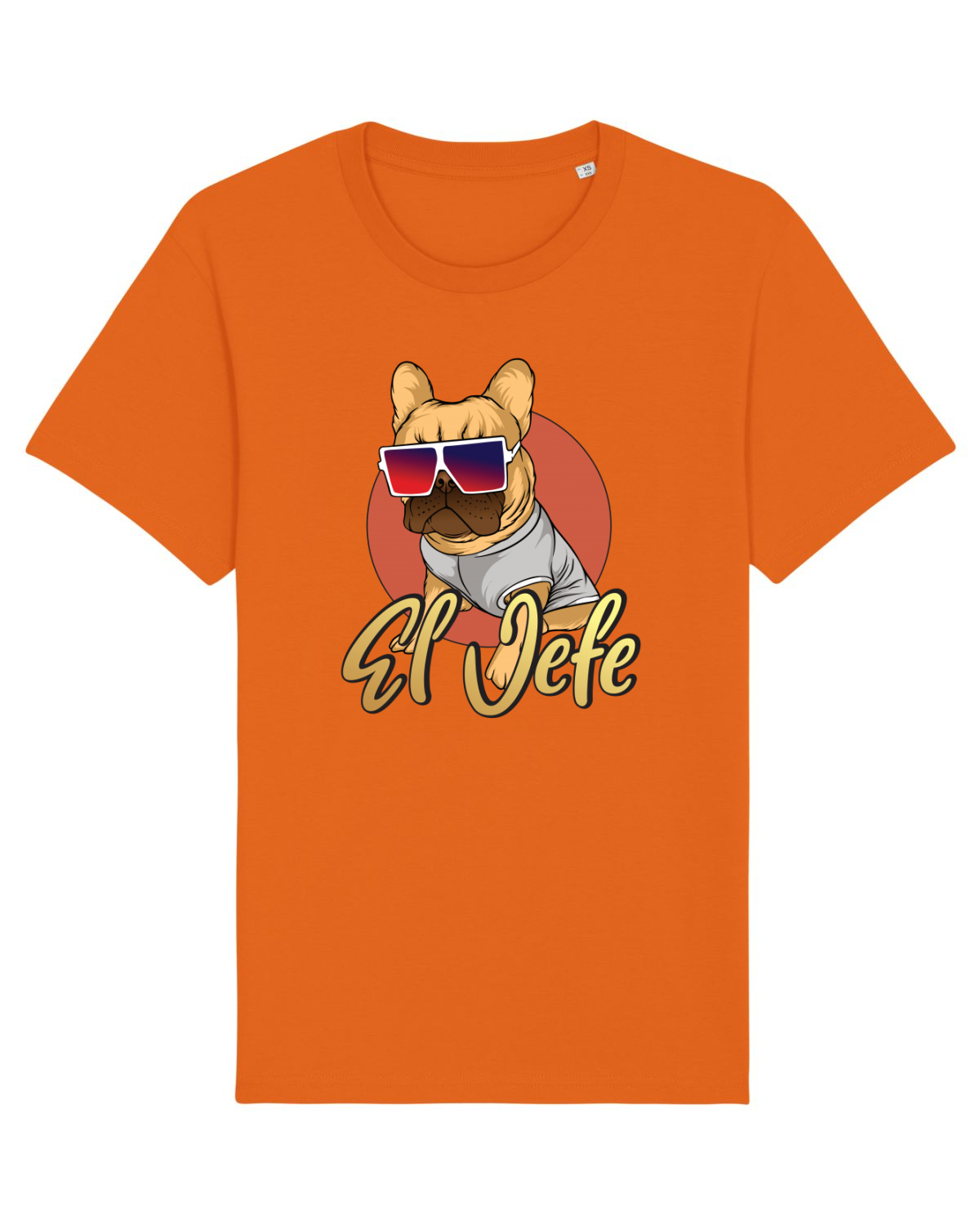 Tricou mânecă scurtă Unisex Rocker Bright Orange