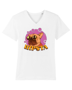 Cu atitudine - Hipsta Tricou mânecă scurtă guler V Bărbat Presenter