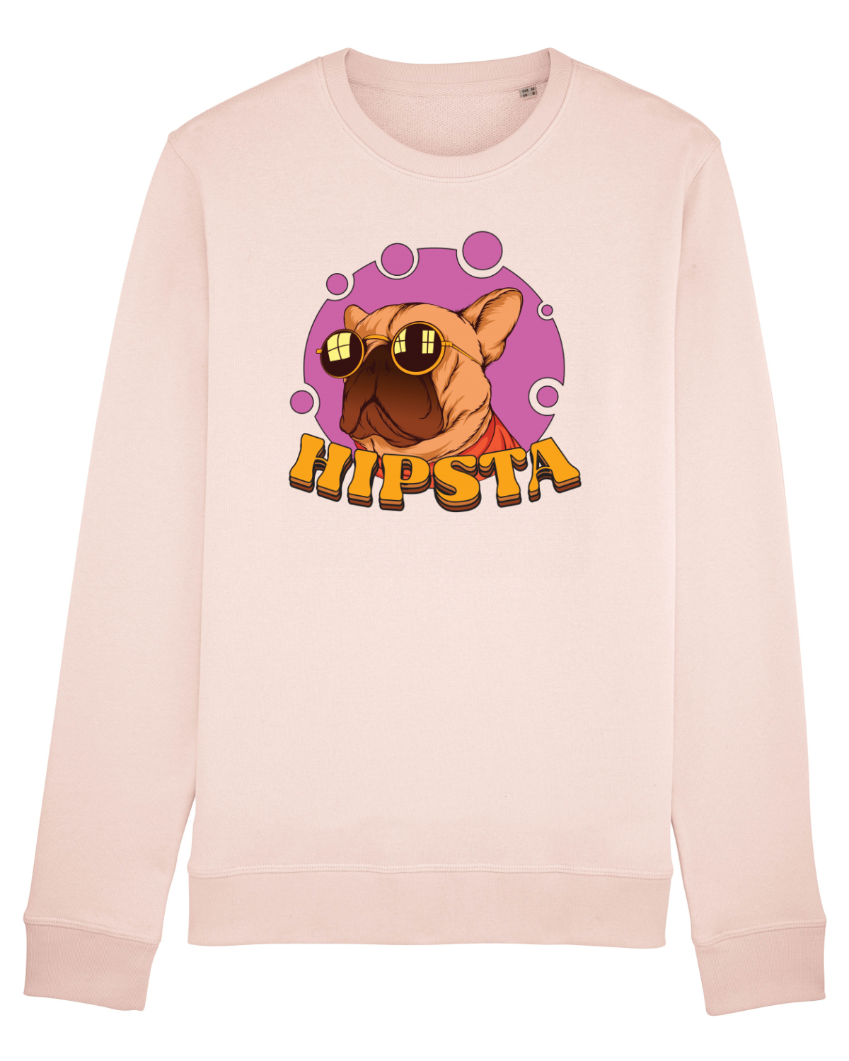 Bluză mânecă lungă Unisex Rise Candy Pink