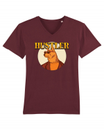 Cu atitudine - Hustler Tricou mânecă scurtă guler V Bărbat Presenter
