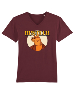 Cu atitudine - Hustler Tricou mânecă scurtă guler V Bărbat Presenter