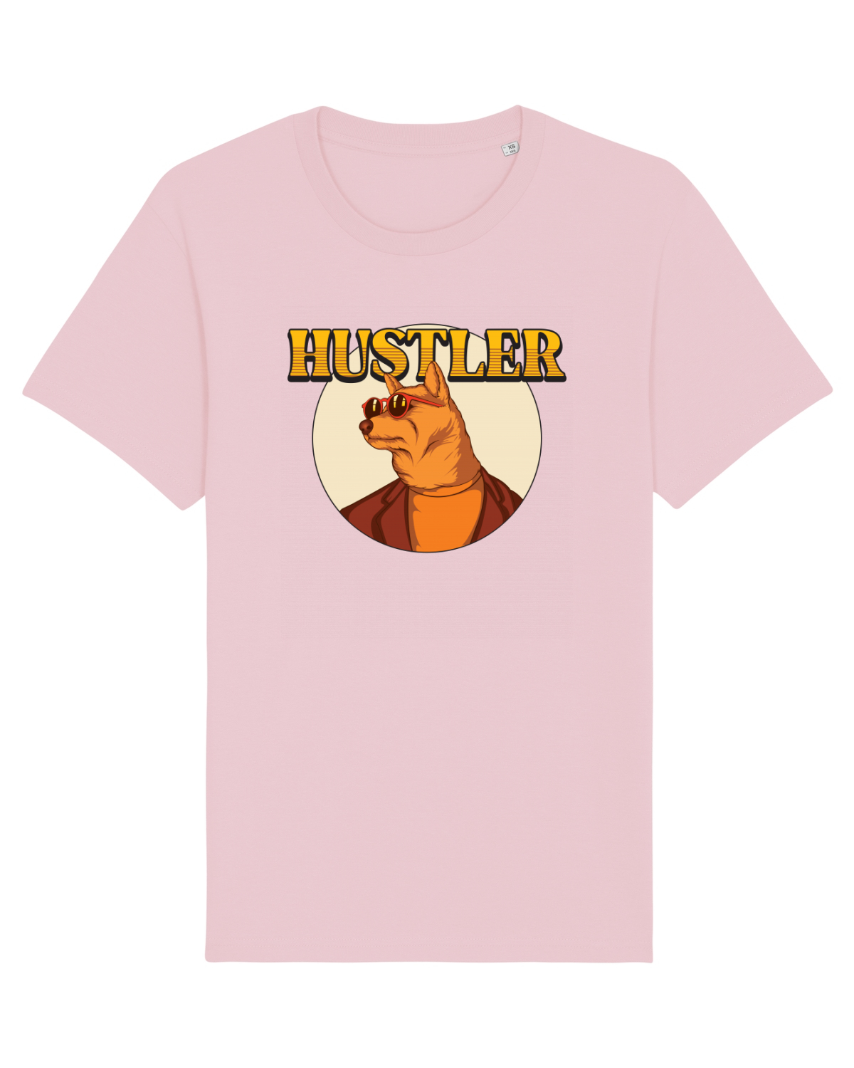 Tricou mânecă scurtă Unisex Rocker Cotton Pink