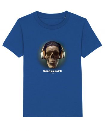 Craniu cu casti - skullphones 01 Majorelle Blue