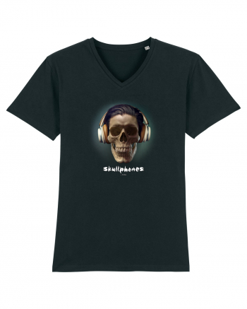 Craniu cu casti - skullphones 01 Black