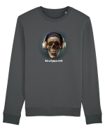 Craniu cu casti - skullphones 01 Bluză mânecă lungă Unisex Rise