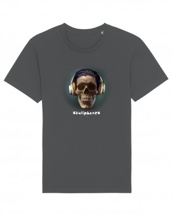 Craniu cu casti - skullphones 01 Anthracite