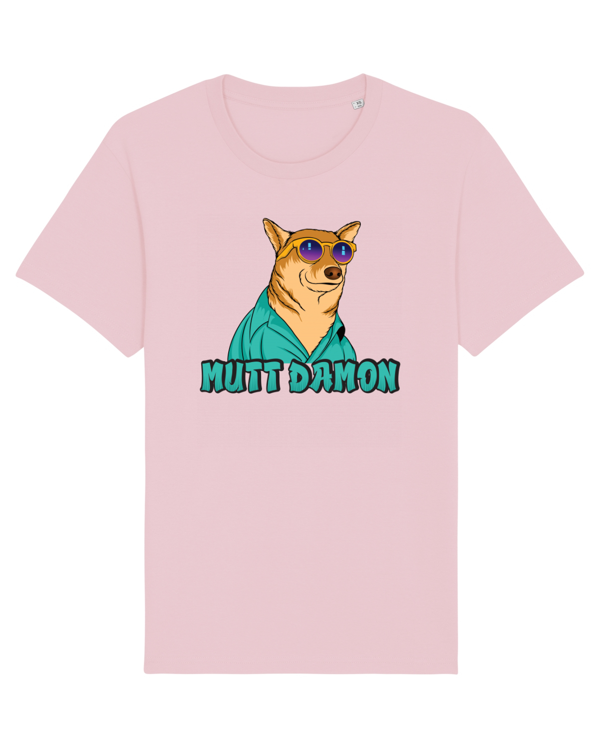 Tricou mânecă scurtă Unisex Rocker Cotton Pink