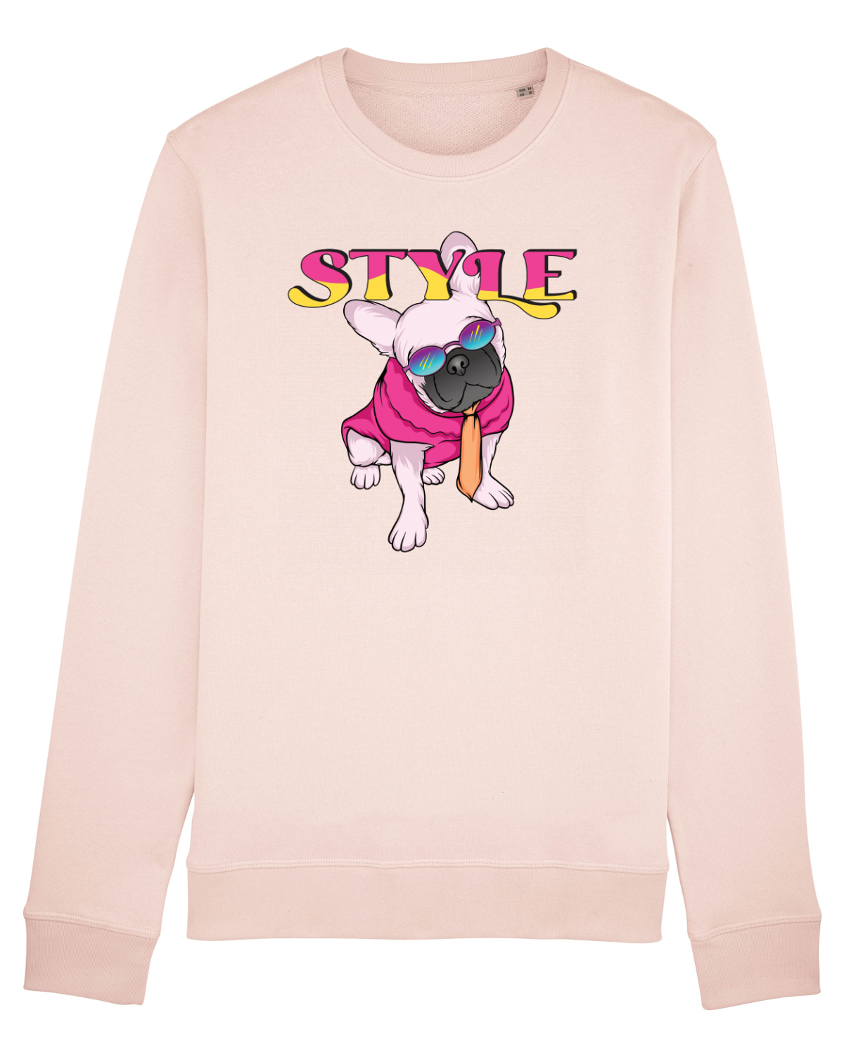 Bluză mânecă lungă Unisex Rise Candy Pink