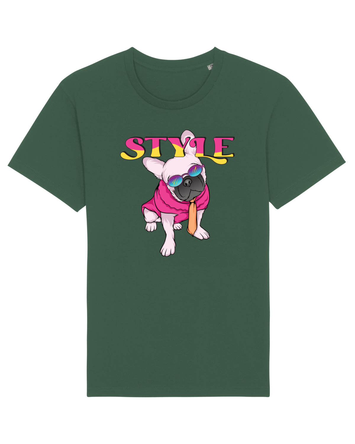Tricou mânecă scurtă Unisex Rocker Bottle Green
