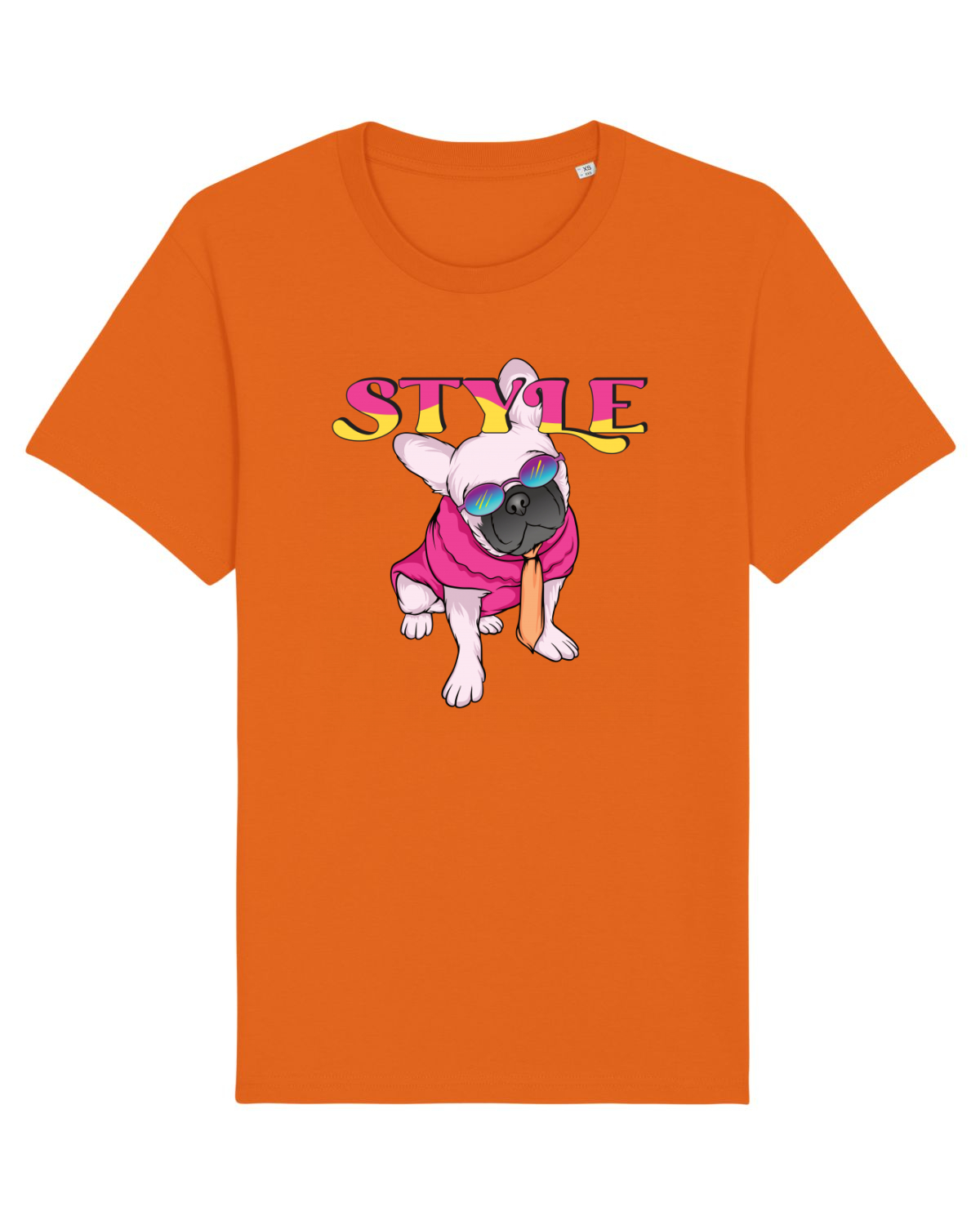 Tricou mânecă scurtă Unisex Rocker Bright Orange