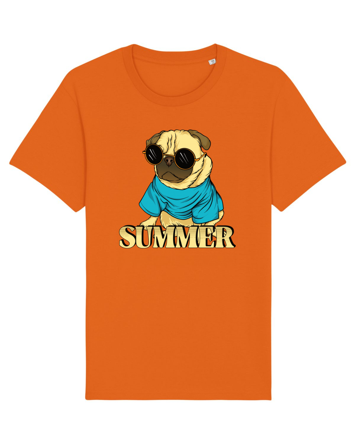 Tricou mânecă scurtă Unisex Rocker Bright Orange