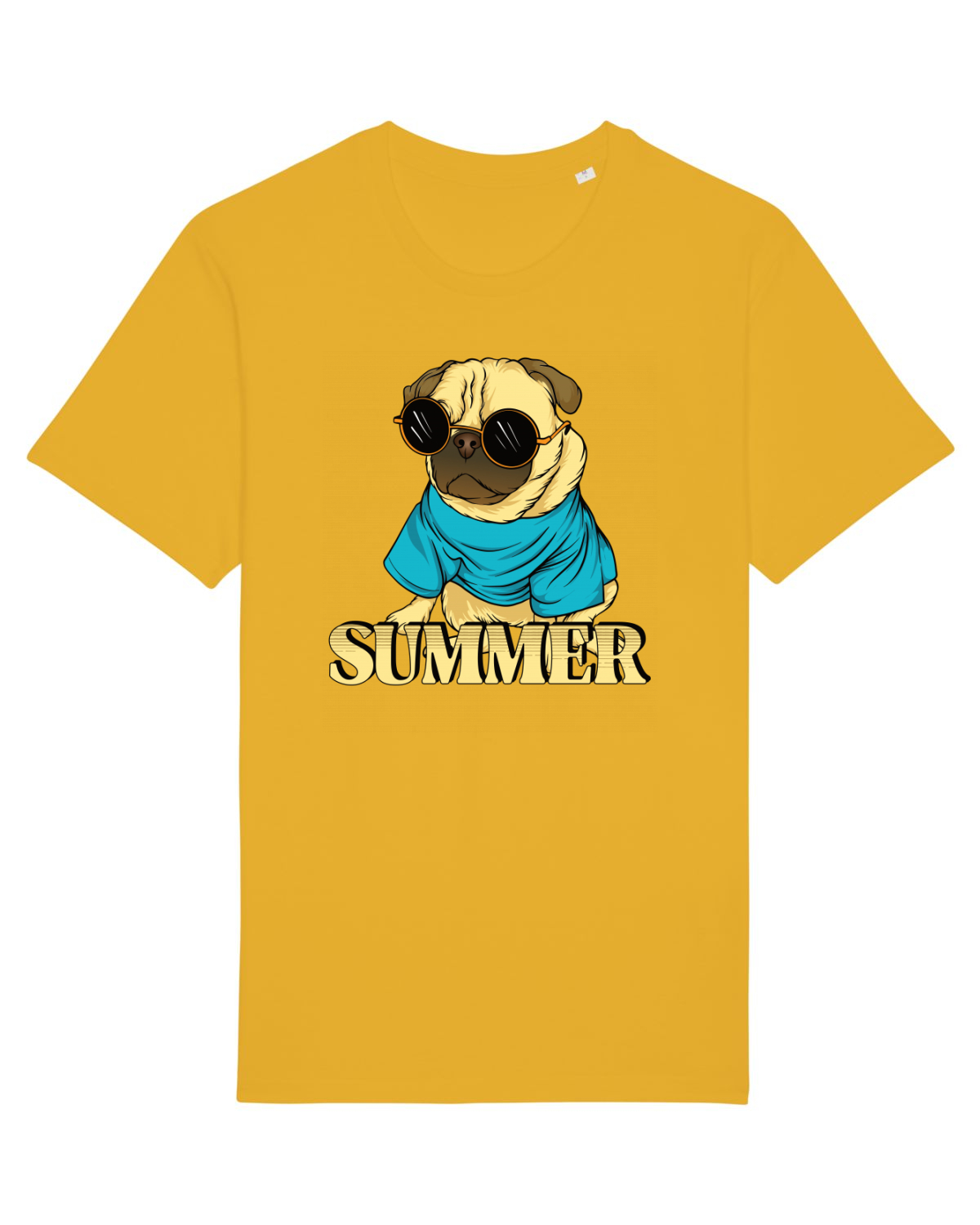 Tricou mânecă scurtă Unisex Rocker Spectra Yellow