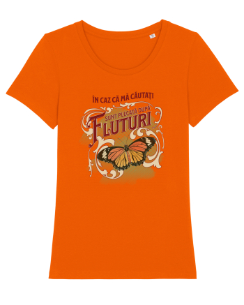 Plecată după fluturi, în caz că mă căutați Bright Orange