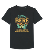 Camping fără bere e ca și cum ai spune mă duc să stau în pădure Tricou mânecă scurtă guler larg Bărbat Skater