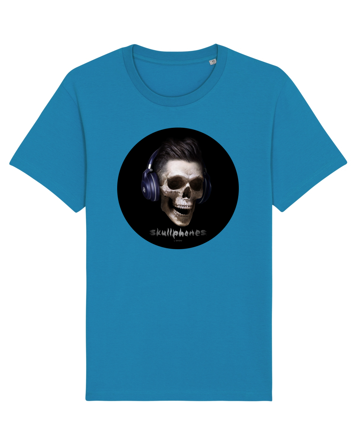 Tricou mânecă scurtă Unisex Rocker Azur